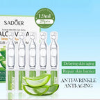 SADOER Aloe Vera Face Serum Hydrating Anti Aging Serum for Brightening and Firming Skin