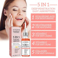 5-in-1 Vitamin C & Hyaluronic Acid Face Serum for Firming, Moisturizing, and Brightening
