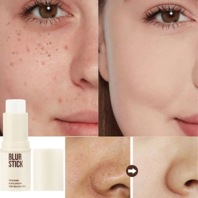 Invisible Pore Base Stick Concealer, Skin Tone Primer, Isolation Makeup Pore Base, Brightening, Long lasting, Mattifying