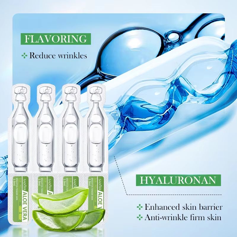 SADOER Aloe Vera Face Serum Hydrating Anti Aging Serum for Brightening and Firming Skin